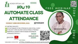 Class Attendance Automation using QR Code 2025 |  How to create a QR Attendance System