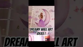 Cute Wall Art Ideas for Girls Bedroom Makeover 🤗 #shorts #wallart #viralvideo #shortsfeed #fyp