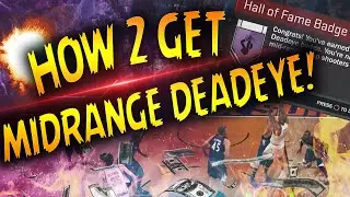 NBA 2K17 Tips: How To Get MID RANGE DEADEYE in 1 GAME - HOW TO GET HALL OF FAME DEADEYE FAST & EASY!