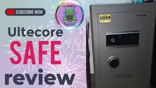Time to put a safe in the office. Let's review the ULTECORE Touchscreen Biometric Fingerprint Safe.