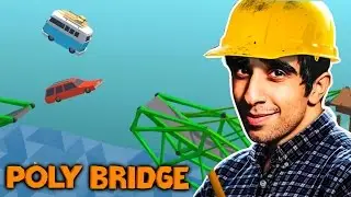 CARAVAN STUNT JUMP! - POLY BRIDGE #9 with Vikkstar