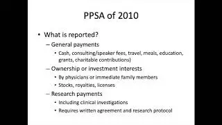 Physician Payments Sunshine Act