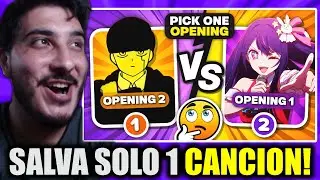 ELIGE SOLO UN OPENING DE ANIME ✅❌ EXTREMADAMENTE DIFÍCIL