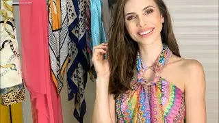 LIVE ✰ Como usar LENÇOS no verão + transformando lenço em blusa