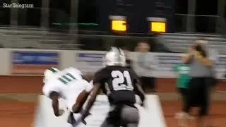 RAW Highly recruited Carroll sophomore RJ Mickens with a 26-yard TD