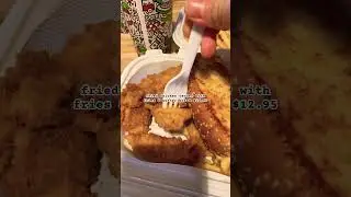 fried chicken tender with fries & butter  bread 📍 Raising Cane&rsquo;s Chicken #boston #massachusetts
