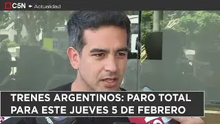 PARO total de TRENES para el JUEVES: 