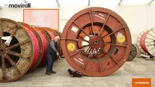 Moviroll Wire & Cable Roll Pushers | Effortless Material Handling | Renova Italy