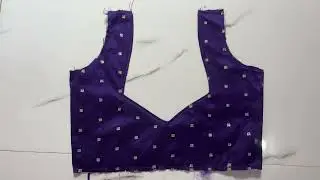 star neck blouse cutting and stitching