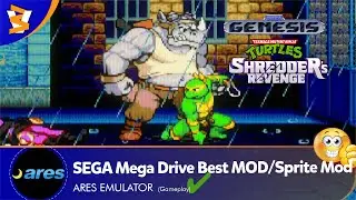 ARES v130.1 - TMNT: Shredder's Re-Revenge MOD // SEGA GENESIS (OpenGL/Reshade)