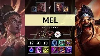 Mel Carry vs Draven - KR Grandmaster Patch 25.10