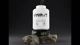 Experience GYM RAT Protein Jar | Stunning 3D Product Animation for Fitness
