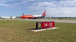 Inaugural Flight for Sun Country Airlines at SRQ Airport