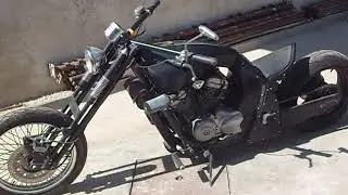Custom Honda Shadow chopper motorka Made in Czech republic