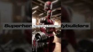 Superheroes going GYM! #ai #marvel #gym