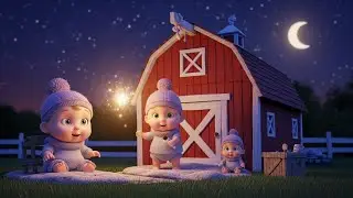 Baby Cozy Barn Night 🍼🏡🌙 | Kids Fantasy Song | Learn Colors in a Calm Bedtime World