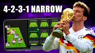 4231 Narrow Formation🔥 | 4231 Narrow Custom Tactics EA Fc 24 Mobile | eafc24