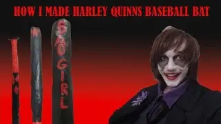 How Did I Made This Harley Quinn's Baseball Bat Of Out Paper Mache