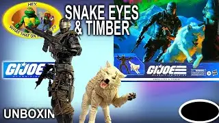 Unboxing GI JOE CLASSIFIED SERIES Snake Eyes & Timber - June 10th 2023 - Hasbro Action Figure