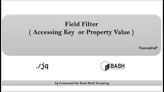 Jq Command Tutorials | Video-9| Field Filter of Jq Command| Jq Filters | By NarendraP