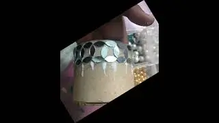 #mirror#art#on#pen#holder made by artist Manisha Verma 