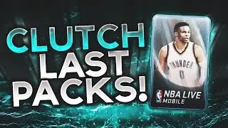 CLUTCH NBA LIVE MOBILE PRO PACK OPENING! LUCKY ELITE PLAYER PULLS!