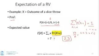 UNC: Algorithms and Analysis - S23 - Lecture 8 - Hiring Problem and Quicksort analysis