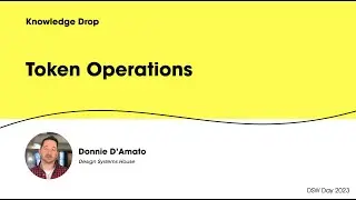 DSW Day 2023 - Token Operations - Donnie D'Amato