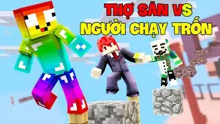 MINI GAME : CUỘC THI THỢ SĂN Vs NGƯỜI CHẠY TRỐN ** NOOB HOÁ PRO PARKOUR CHIẾN THẮNG TẤT CẢ