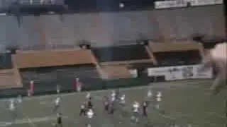 HUGE Football BLOCK then Touchdown OVFL Missisauga Warriors
