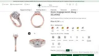 Integrate Perfect Engagement Ring Builder on your jewelry ecommerce website by TransPacific Software