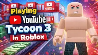 I played youtube tycoon 3 in roblox 🤯🤩