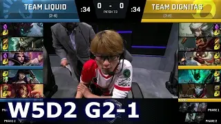 Liquid vs Dignitas Game 1 | S7 NA LCS Spring 2017 Week 5 Day 2 | TL vs DIG G1 W5D2