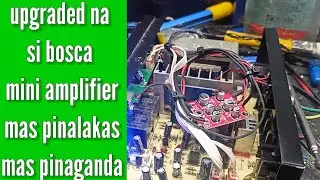 Bosca C-69011 mini amplifier , repair , and upgrade na ‼️