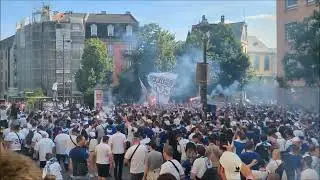 RC Strasbourg - FC Metz : (8) BLUECO OUT (Pyro - Supporters RC Strasbourg) 2023/2024 L1