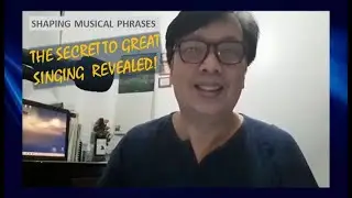 Shaping Musical Phrases/Phrasing (The Secret To Great Singing) -- as explained by Freddie Manapat