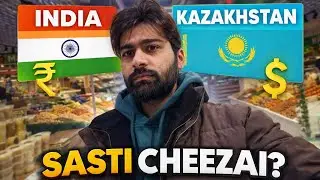 India Me Sasta Ya Kazakhstan Me? 🤔 | Real Local Market Prices ||kazakhstan||