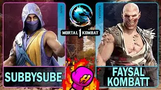 MK1 Subbysube (RAIN) VS Faysal Kombatt (BARAKA)🥊Mortal Kombat 1🥊4K 60ᶠᵖˢ