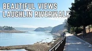 Stunning Views at Laughlin Riverwalk | Paved Walking Path Lies Adjacent to Hotel Corridor