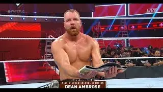Dean Ambrose NEW Intercontinental Champion WWE TLC 2018