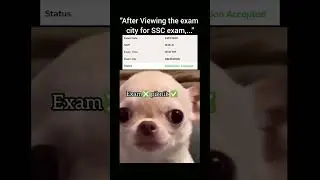 SSC Aspirants After Viewing Exam City...🤣🤣 #examcity #ssc #selectionpost2025 #ssccgl2025