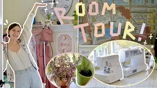 Room Tour 2021 | I'm moving ahhhh!! | Sewing Space Ideas and Plants✨🌱