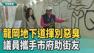 街友 環境|龍岡地下道揮別惡臭 議員攜手市府助街友