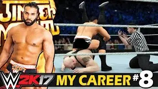 WWE 2K17 My Career Hindi # 8 &laquo;OMG! Powerbomb Into Boston Crab&raquo; &mdash; ​​Rise Of Jinder Mahal (геймплей...