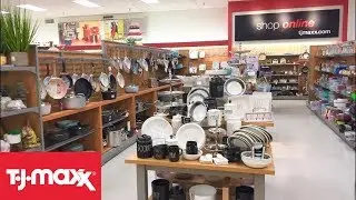 TJ MAXX KITCHENWARE KITCHEN WARE COOKWARE COOK WARE SHOP WITH ME SHOPPING STORE WALK THROUGH 4K