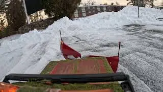 RC Plow Truck test run