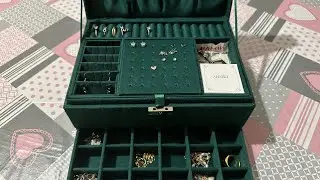 ASMR My New Jewelry Box 😍 (whispering, tapping, layered sounds) 💕