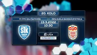 2.liga 2021/2022 20.kolo: FC &Scaron;TK 1914 &Scaron;amor&iacute;n - MFK Dukla Bansk&aacute; Bystrica (zostrih)