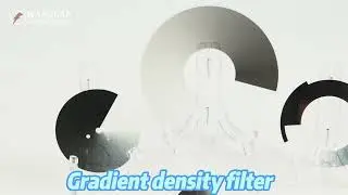 Gradient density filter