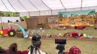 Eshaal Farhan Brick School KG Closing ceremony (village life in Pakistan) part 3